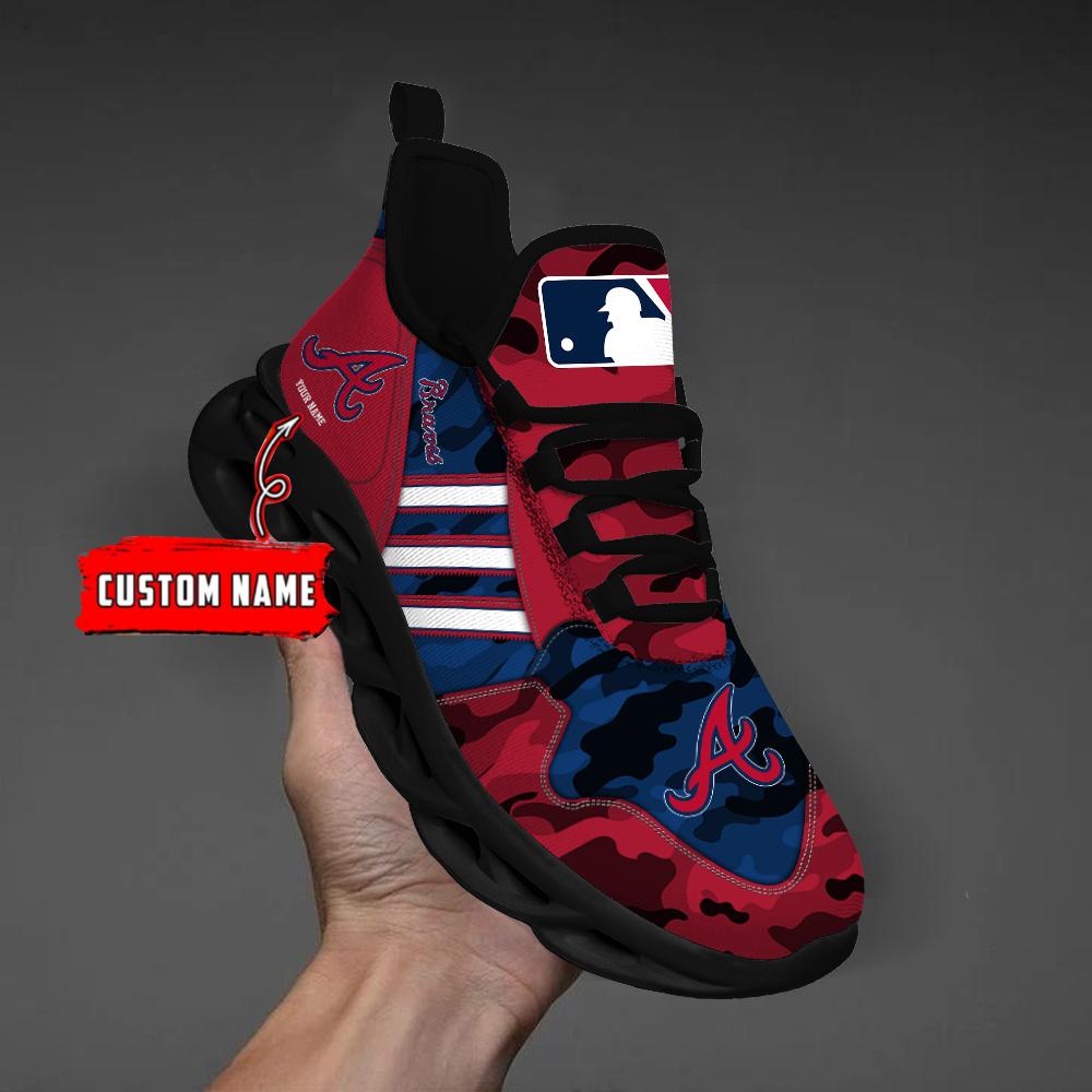 Ideafootwear Atlanta Braves Max Soul Shoes Sneakers For Men And Women