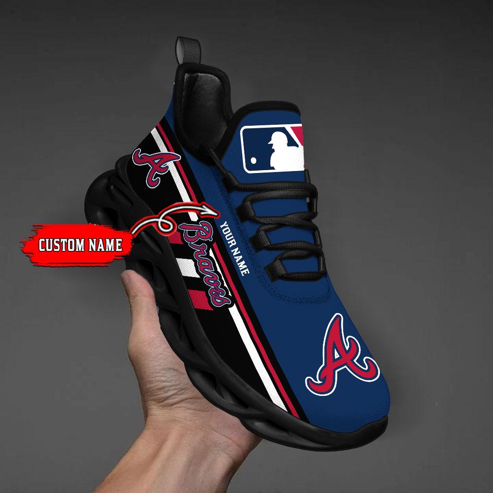 Ideafootwear Atlanta Braves Max Soul Shoes Sneakers For Men And Women