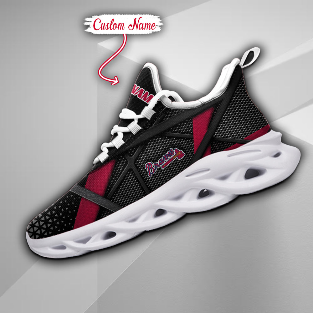 Ideafootwear Atlanta Braves MLB Max Soul Shoes Sneakers For Men And Women