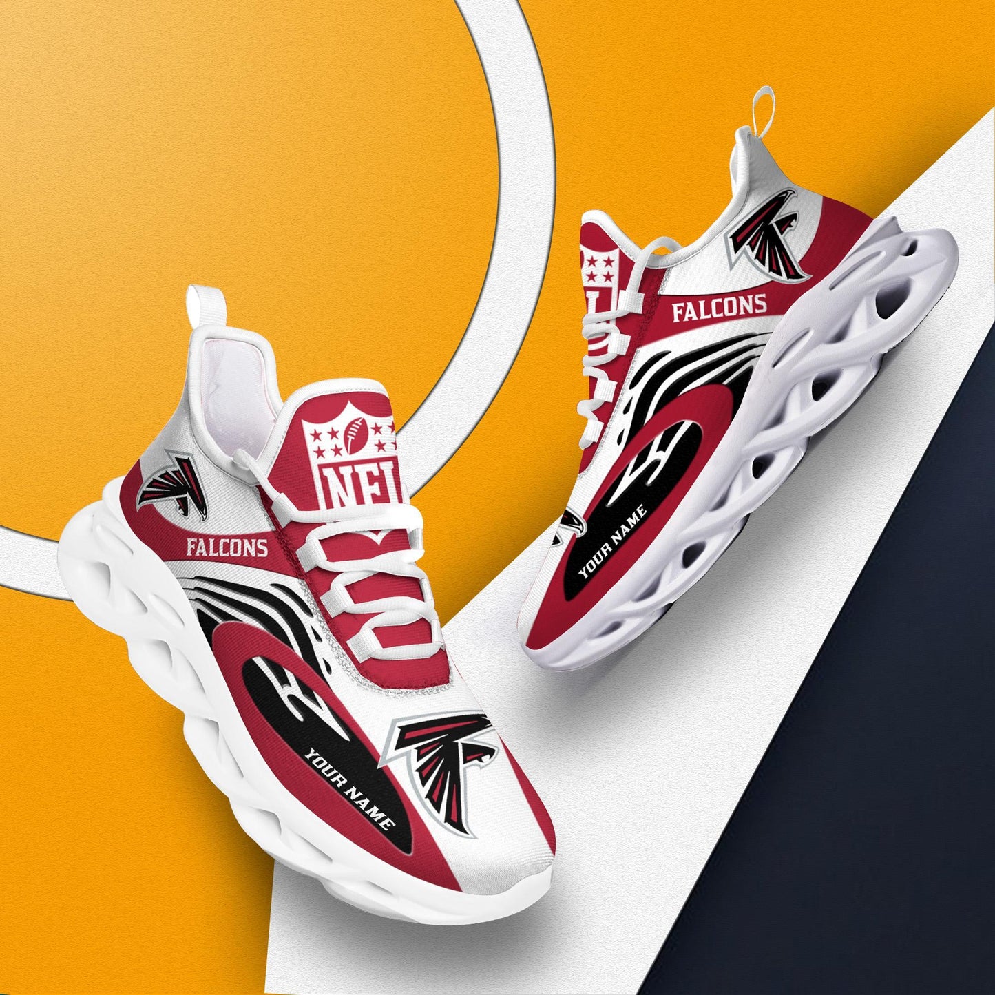 Ideafootwear Atlanta Falcons Max Soul Shoes Sneakers For Men And Women