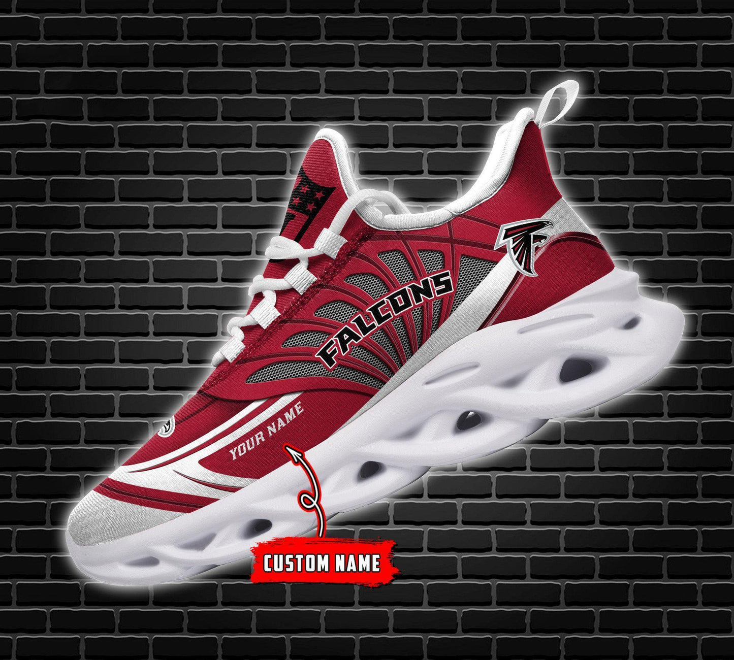 Ideafootwear Atlanta Falcons Max Soul Shoes Sneakers For Men And Women
