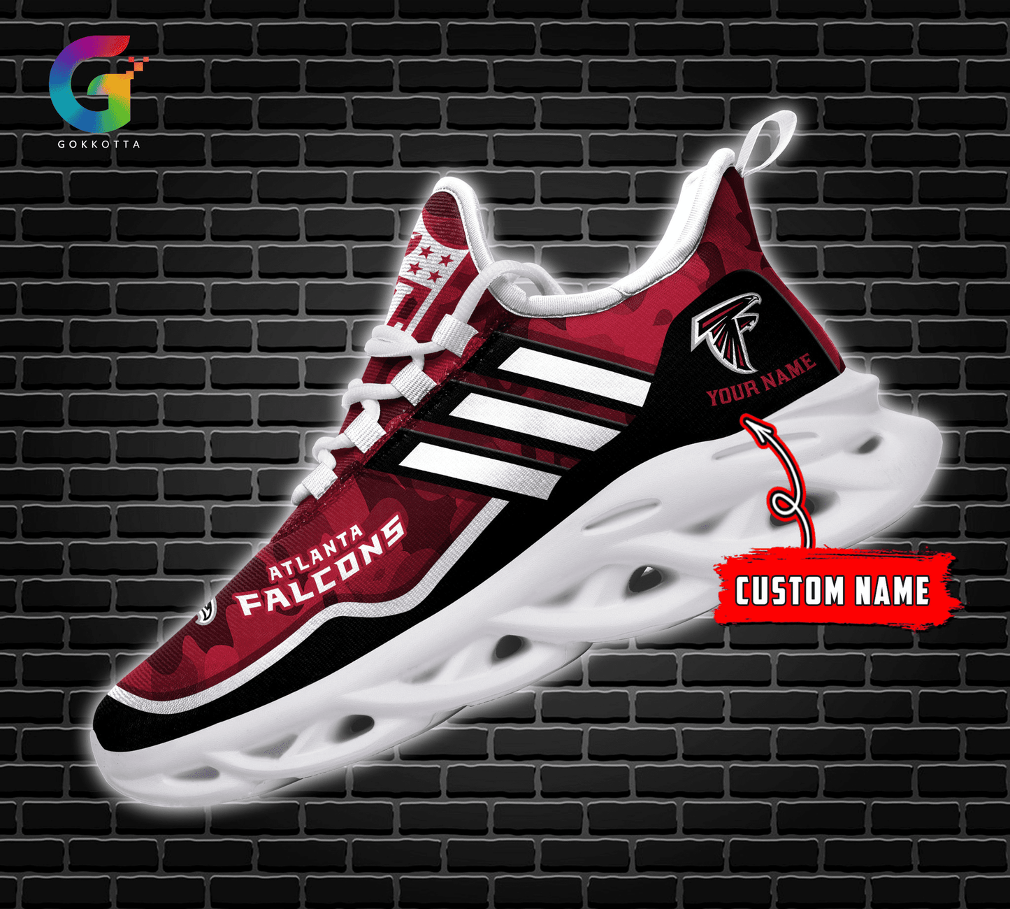 Ideafootwear Atlanta Falcons Max Soul Shoes Sneakers For Men And Women
