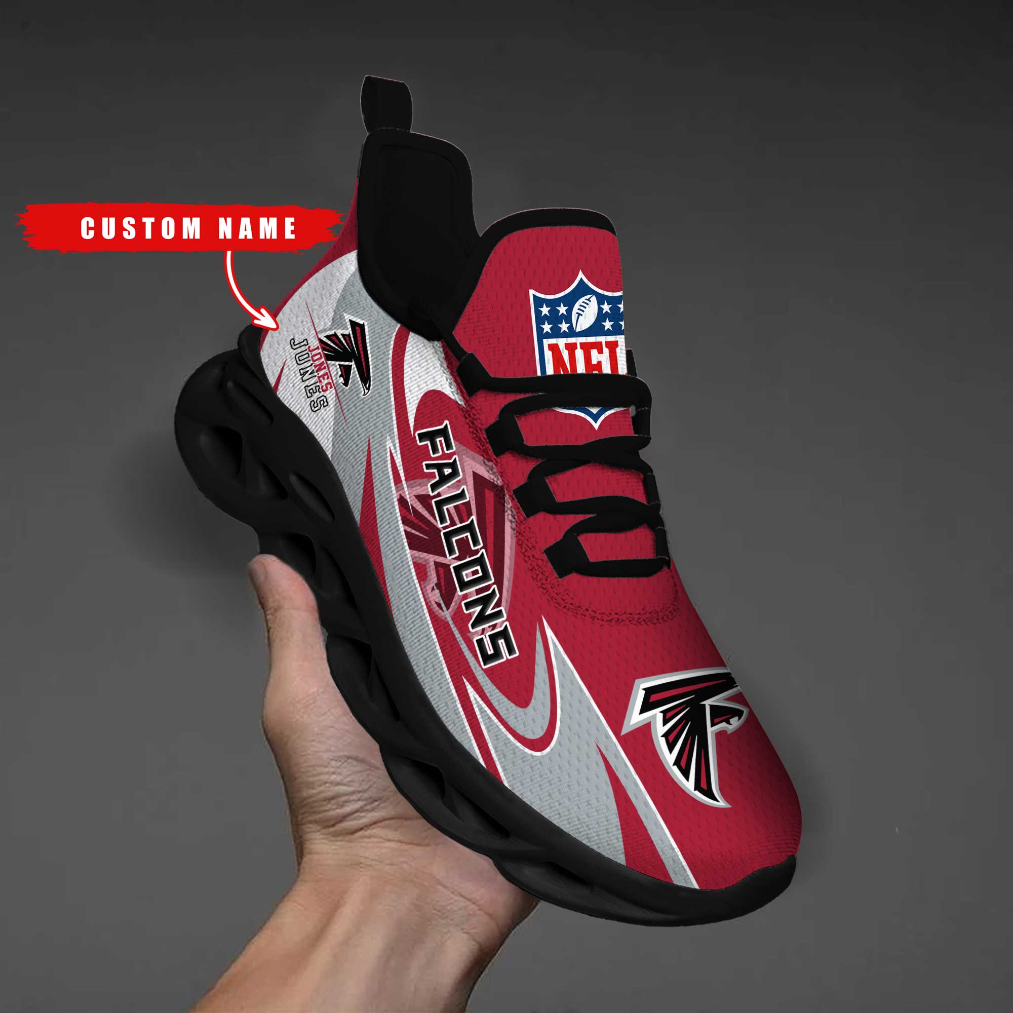 Ideafootwear Atlanta Falcons Max Soul Shoes Sneakers For Men And Women