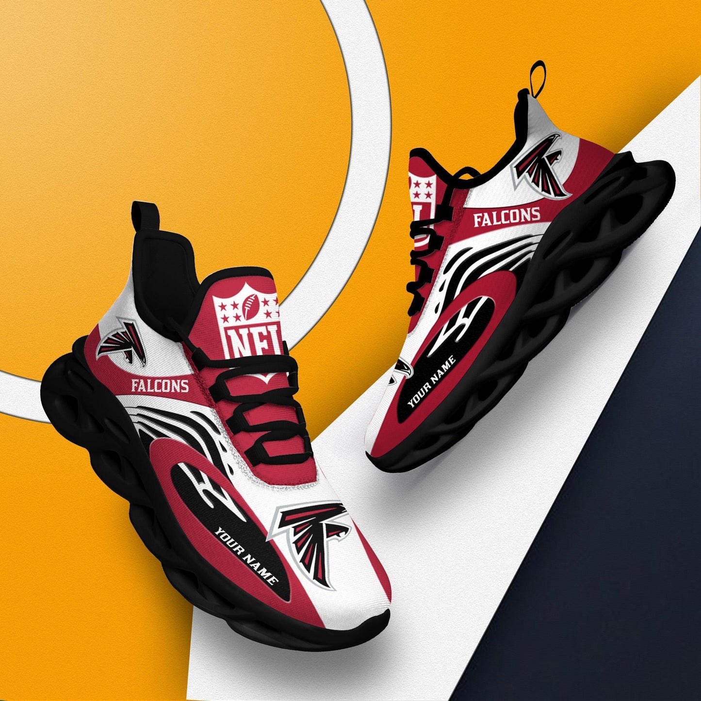 Ideafootwear Atlanta Falcons Max Soul Shoes Sneakers For Men And Women