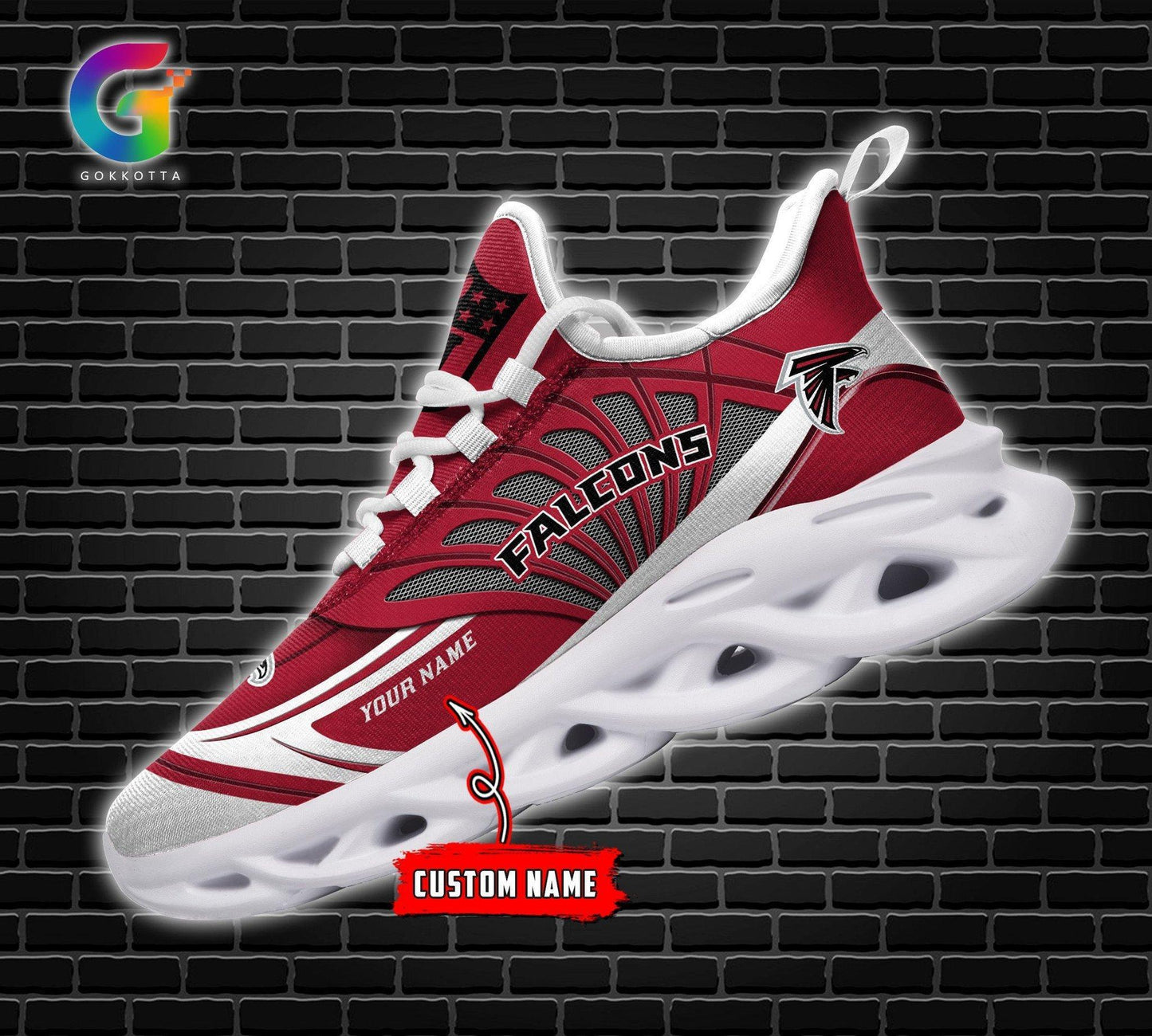 Ideafootwear Atlanta Falcons Max Soul Shoes Sneakers For Men And Women