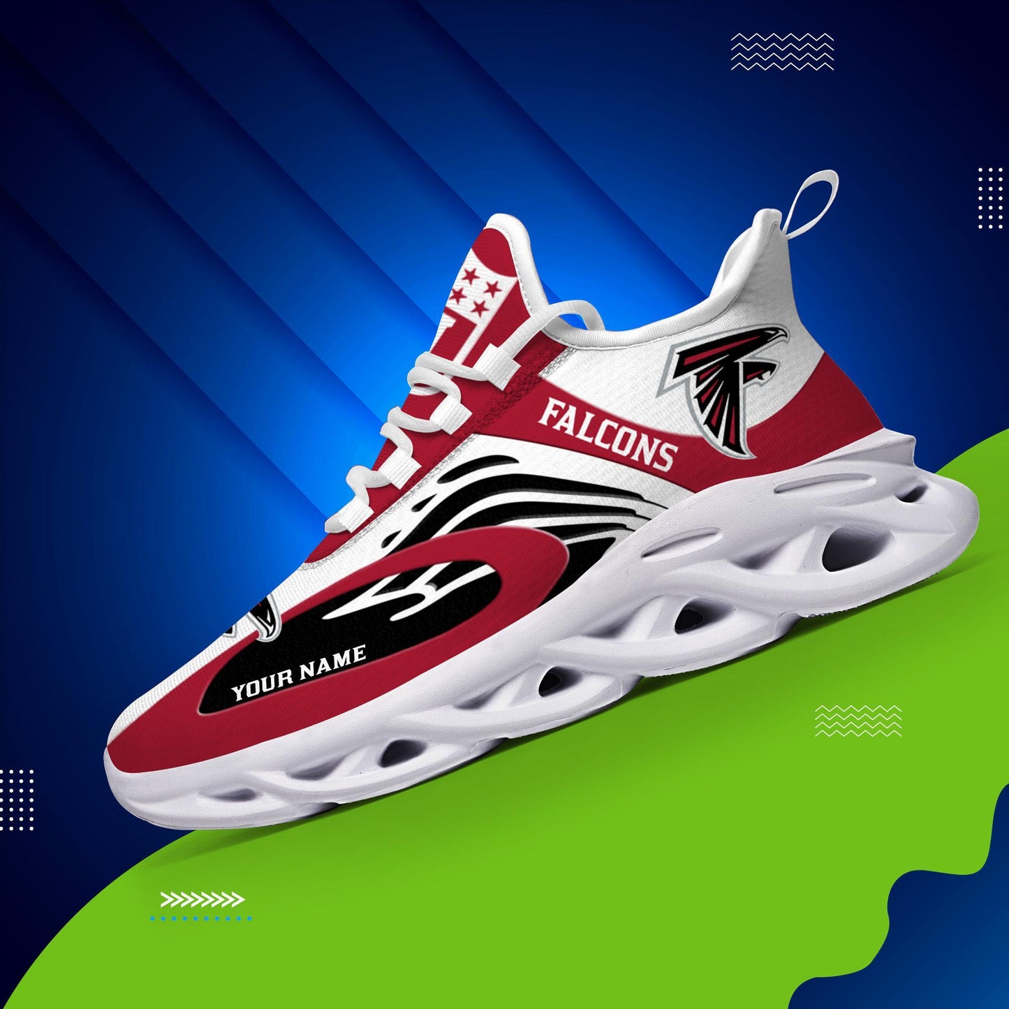 Ideafootwear Atlanta Falcons Max Soul Shoes Sneakers For Men And Women