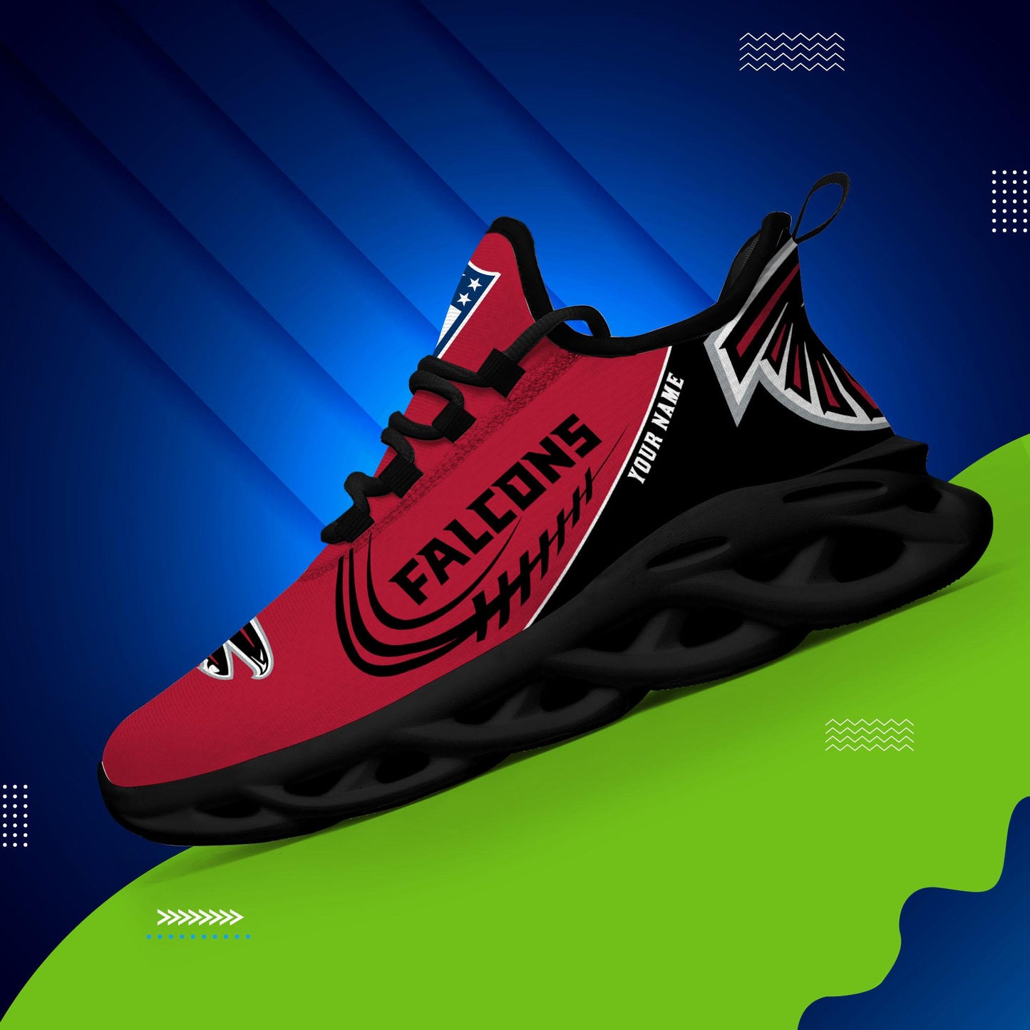 Ideafootwear Atlanta Falcons Max Soul Shoes Sneakers For Men And Women