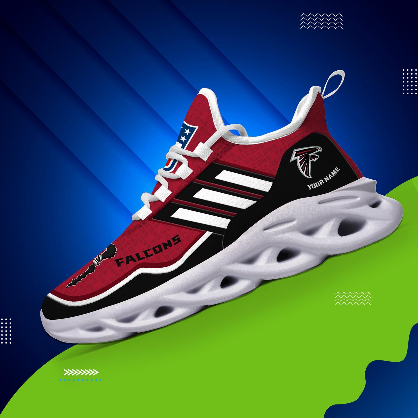 Ideafootwear Atlanta Falcons Max Soul Shoes Sneakers For Men And Women