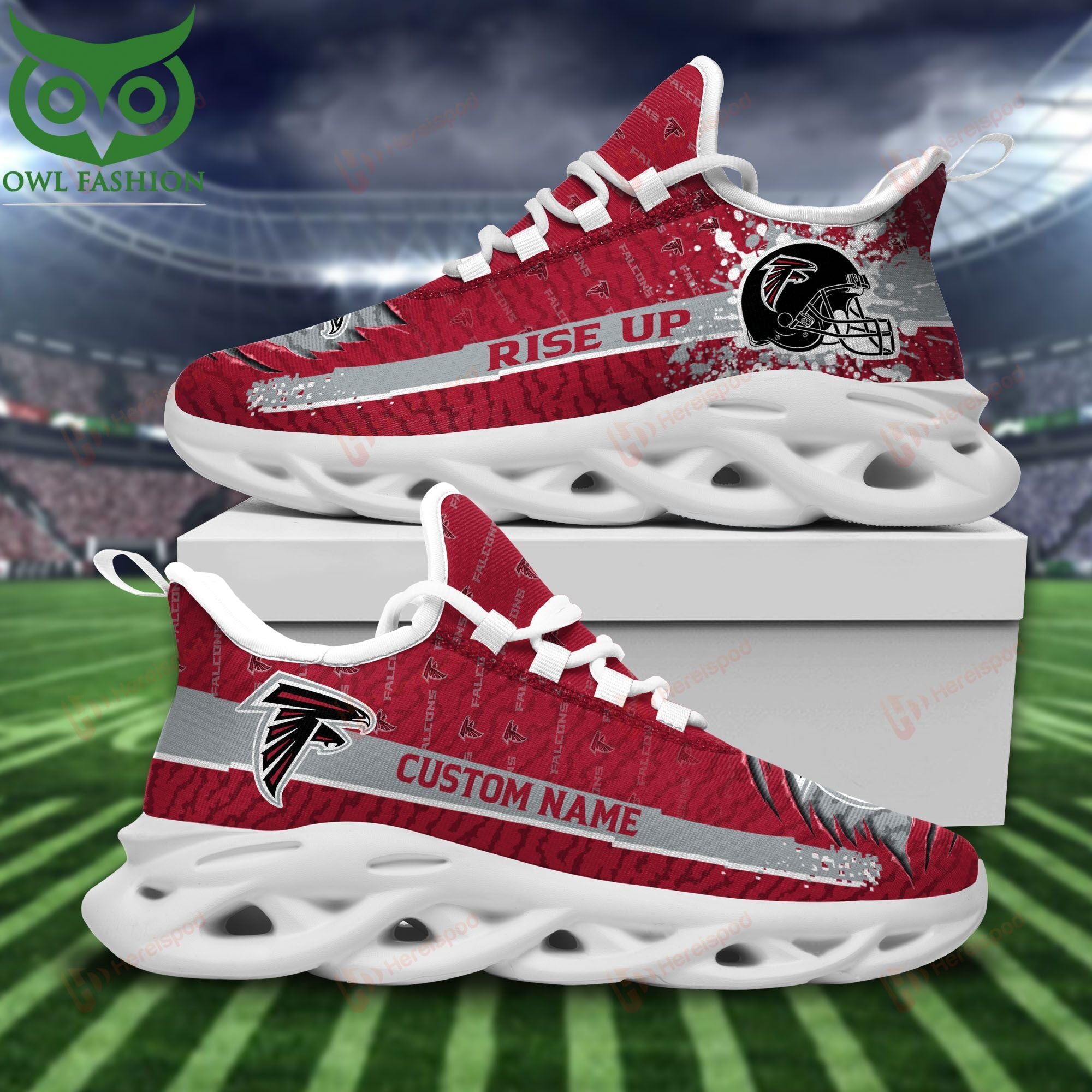 Ideafootwear Atlanta Falcons Max Soul Shoes Sneakers For Men And Women