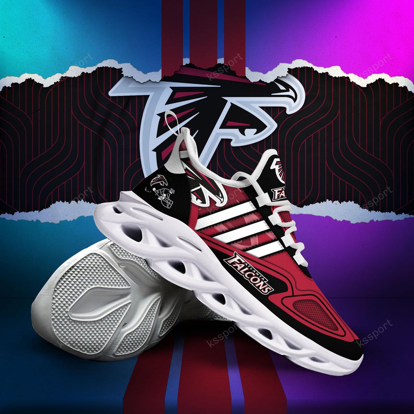 Ideafootwear Atlanta Falcons Max Soul Shoes Sneakers For Men And Women