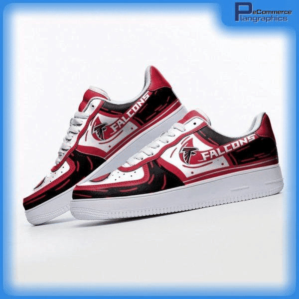 Ideafootwear Atlanta Falcons NFL Air Low-Top Sneakers Shoes For Men And Women