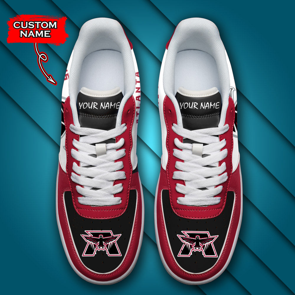 Ideafootwear Atlanta Falcons NFL Air Low-Top Sneakers Shoes For Men And Women