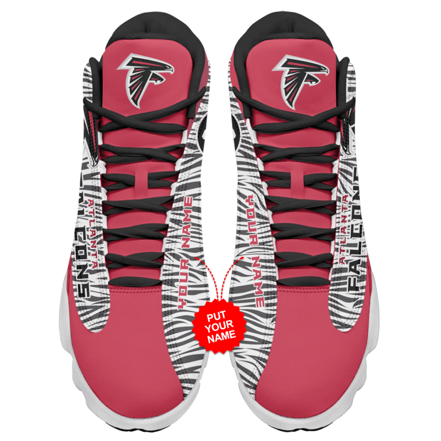 Ideafootwear Atlanta Falcons NFL AJ13 Sneakers Shoes For Men And Women