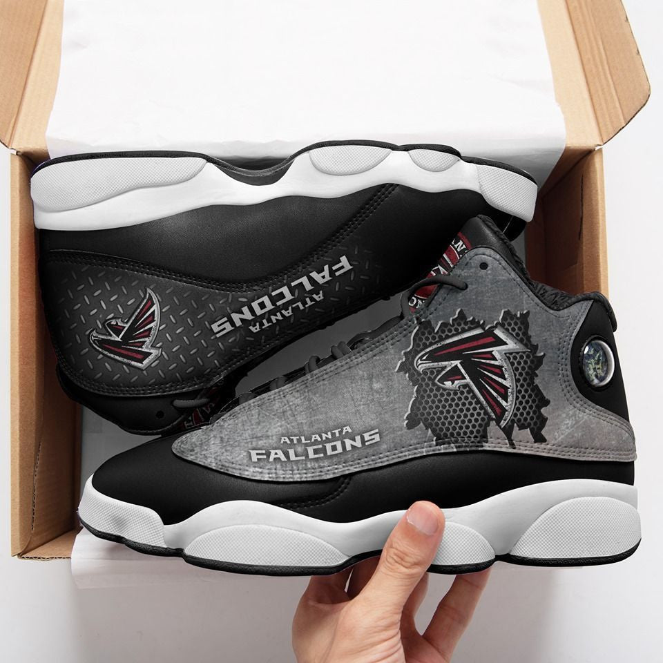 Ideafootwear Atlanta Falcons NFL AJ13 Sneakers Shoes For Men And Women