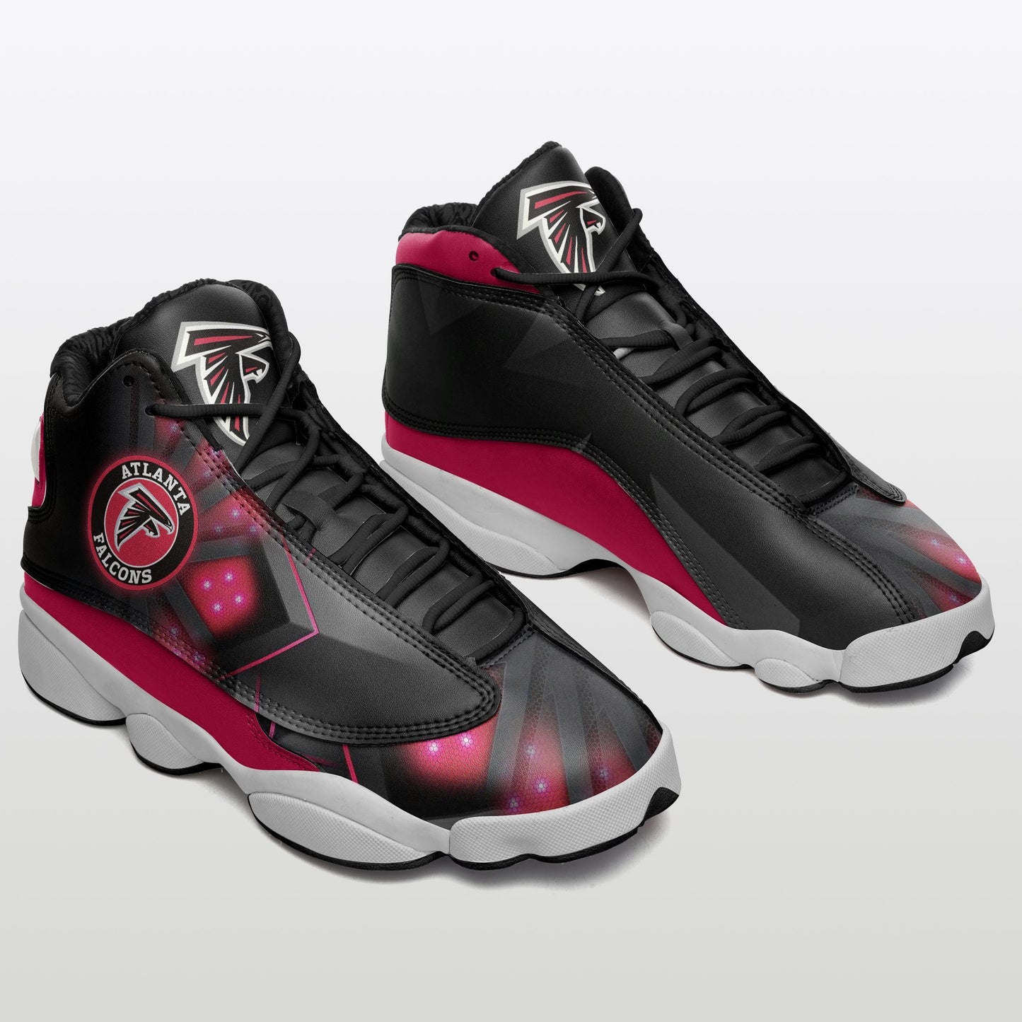 Ideafootwear Atlanta Falcons NFL AJ13 Sneakers Shoes For Men And Women