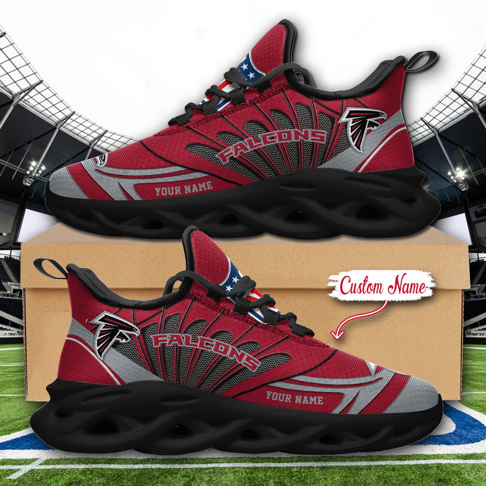 Ideafootwear Atlanta Falcons NFL Max Soul Shoes Sneakers For Men And Women