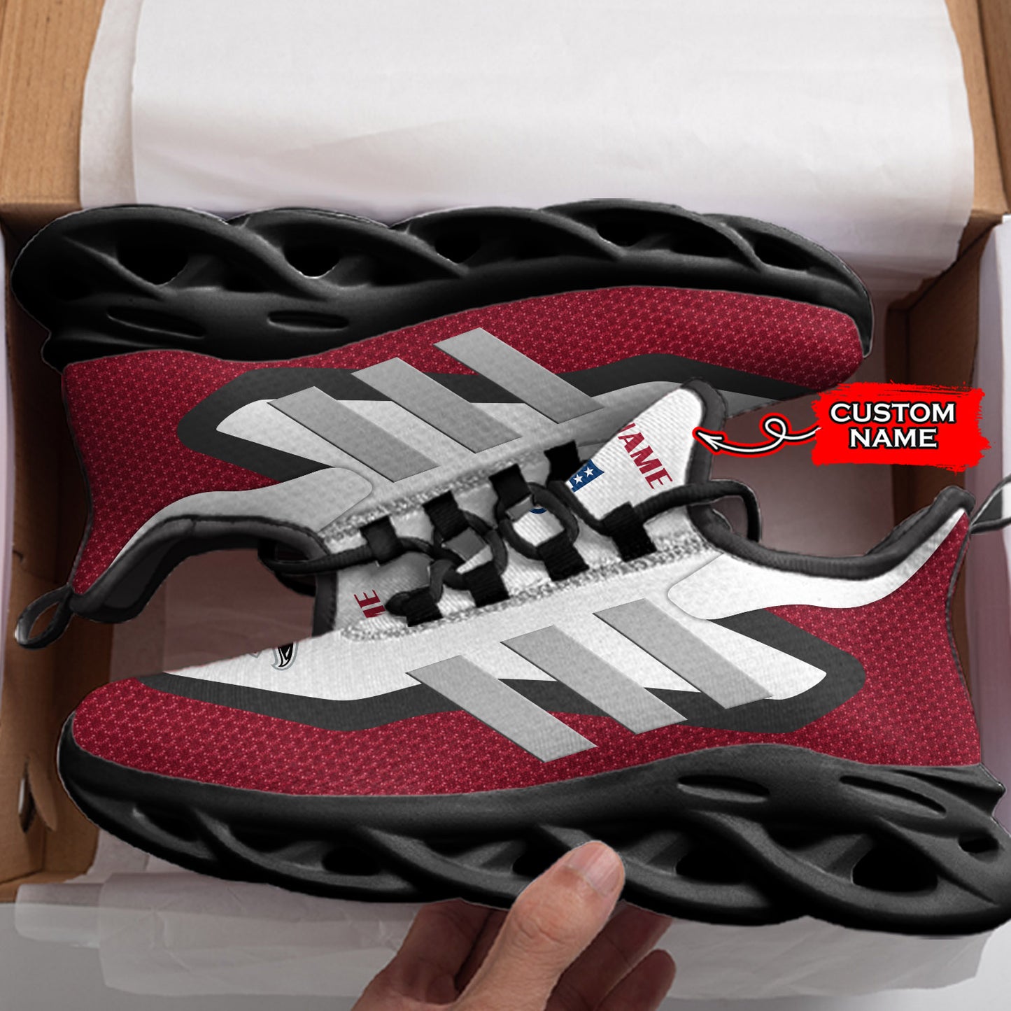 Ideafootwear Atlanta Falcons NFL Max Soul Shoes Sneakers For Men And Women