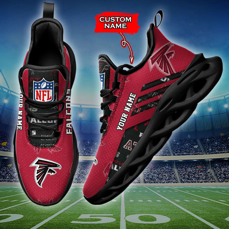 Ideafootwear Atlanta Falcons NFL Max Soul Shoes Sneakers For Men And Women