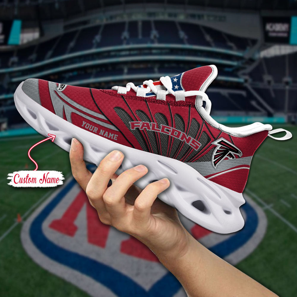 Ideafootwear Atlanta Falcons NFL Max Soul Shoes Sneakers For Men And Women
