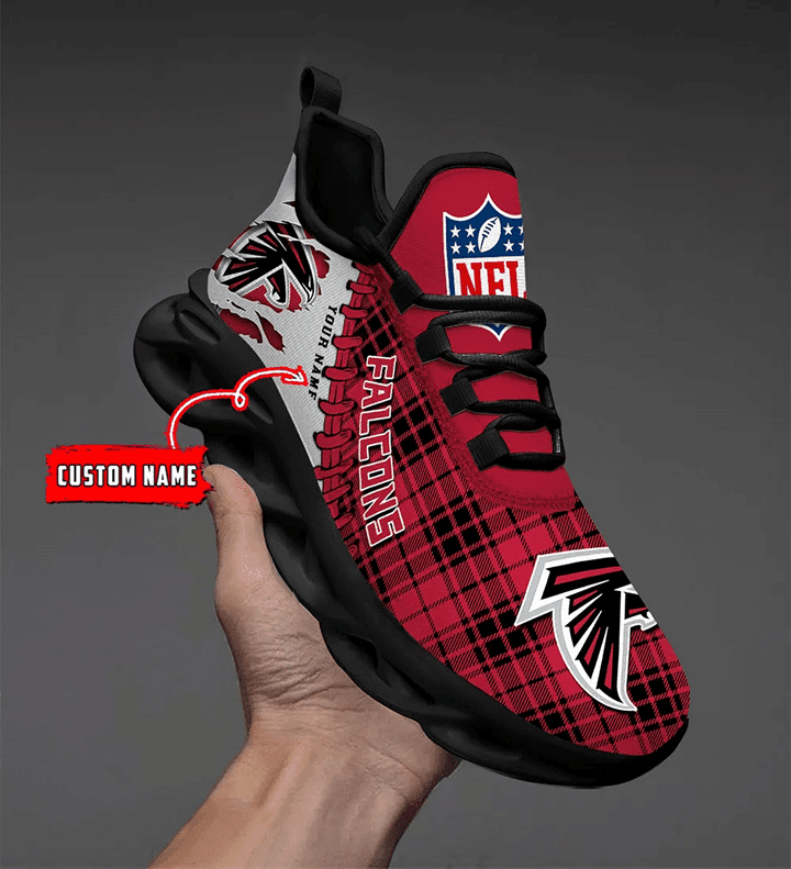 Ideafootwear Atlanta Falcons NFL Max Soul Shoes Sneakers For Men And Women