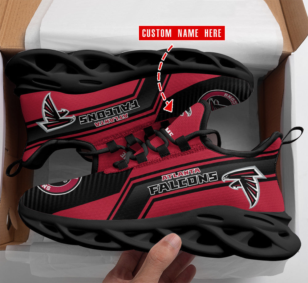 Ideafootwear Atlanta Falcons NFL Max Soul Shoes Sneakers For Men And Women
