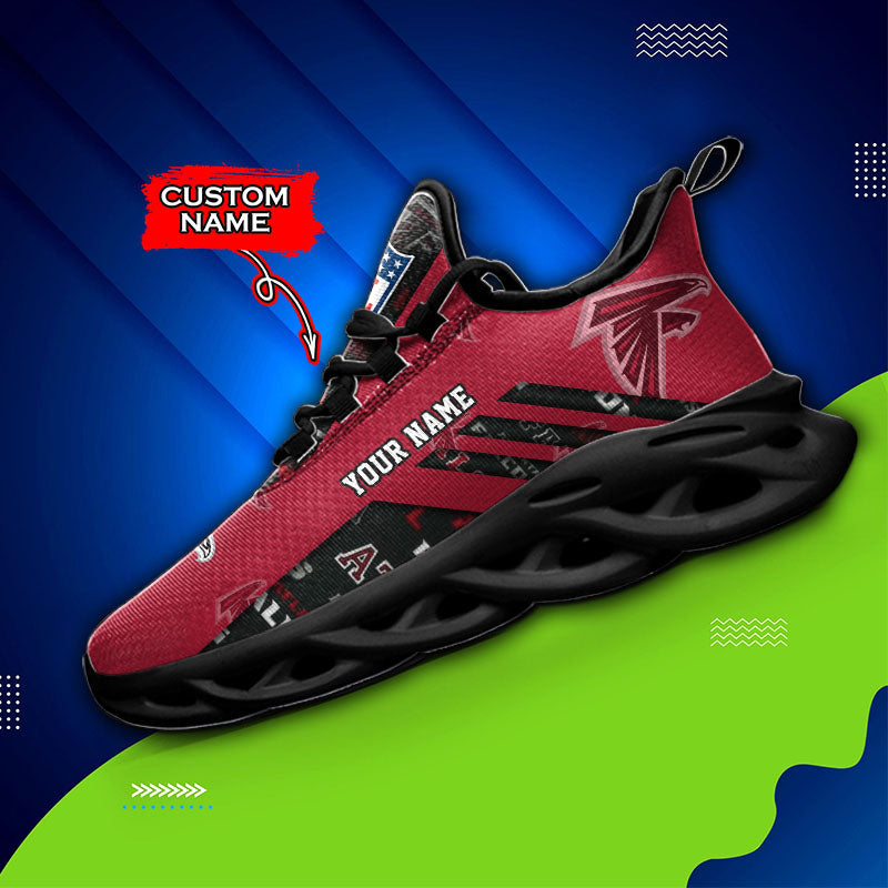 Ideafootwear Atlanta Falcons NFL Max Soul Shoes Sneakers For Men And Women