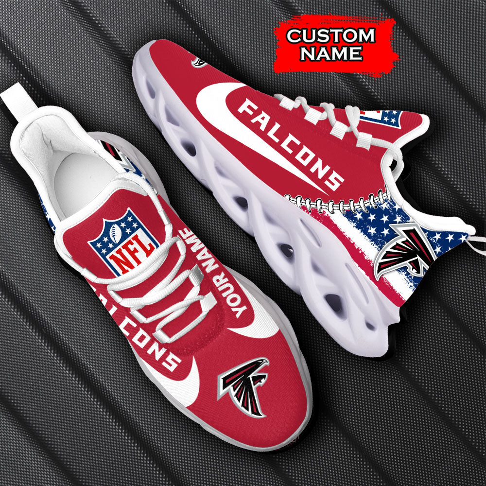 Ideafootwear Atlanta Falcons NFL Max Soul Shoes Sneakers For Men And Women