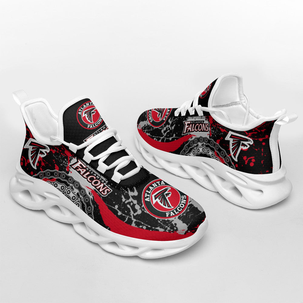 Ideafootwear Atlanta Falcons NFL Max Soul Shoes Sneakers For Men And Women