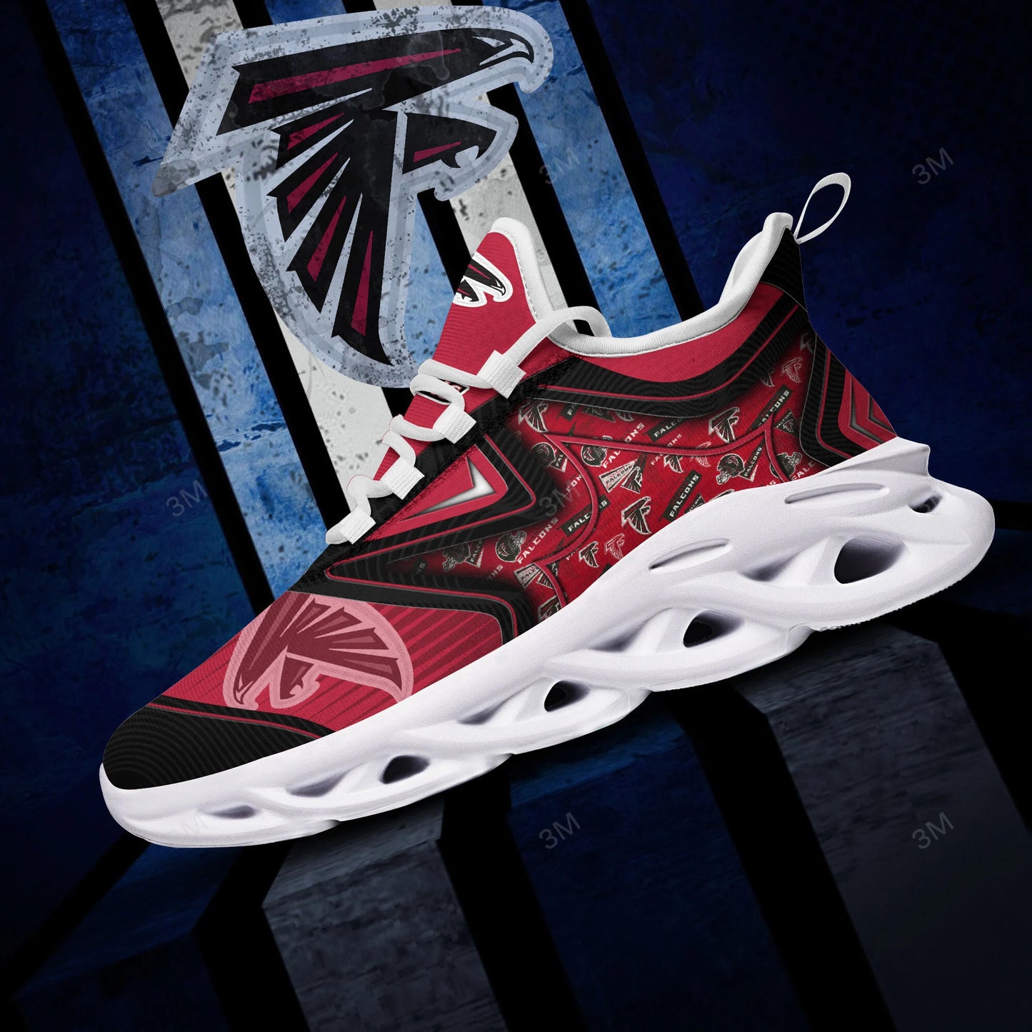 Ideafootwear Atlanta Falcons NFL Max Soul Shoes Sneakers For Men And Women