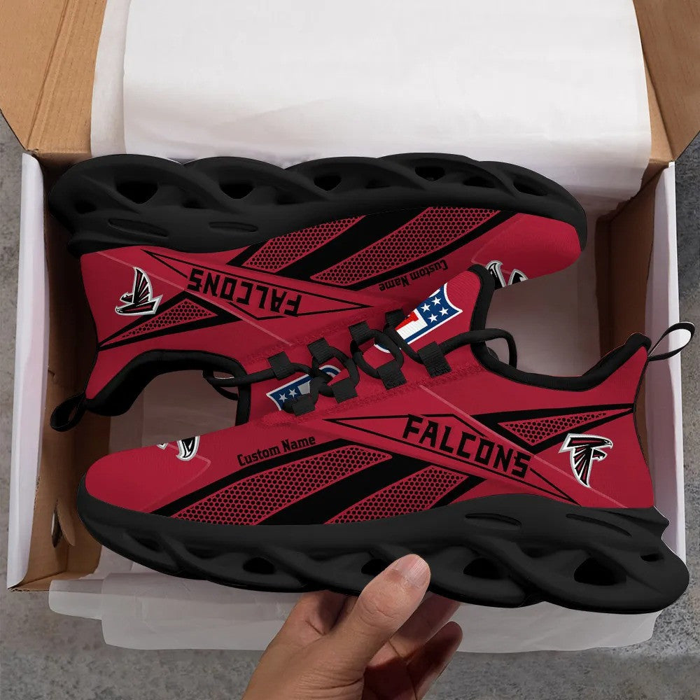 Ideafootwear Atlanta Falcons NFL Max Soul Shoes Sneakers For Men And Women