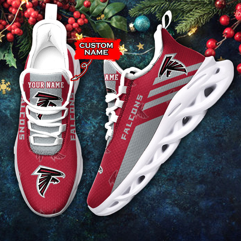 Ideafootwear Atlanta Falcons NFL Max Soul Shoes Sneakers For Men And Women