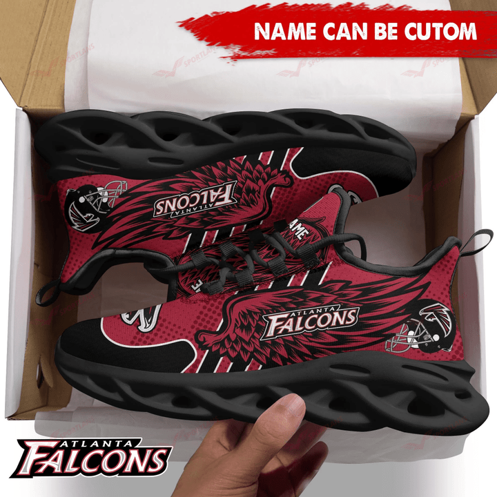 Ideafootwear Atlanta Falcons NFL Max Soul Shoes Sneakers For Men And Women