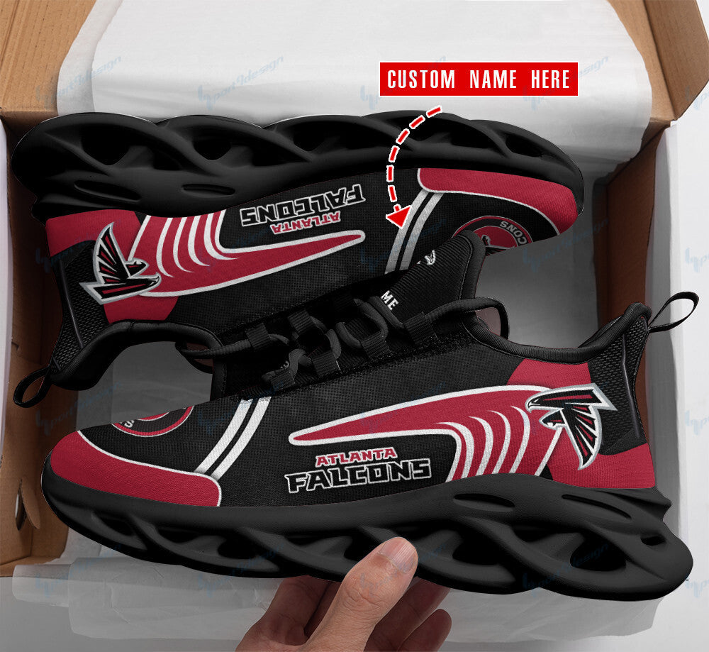 Ideafootwear Atlanta Falcons NFL Max Soul Shoes Sneakers For Men And Women