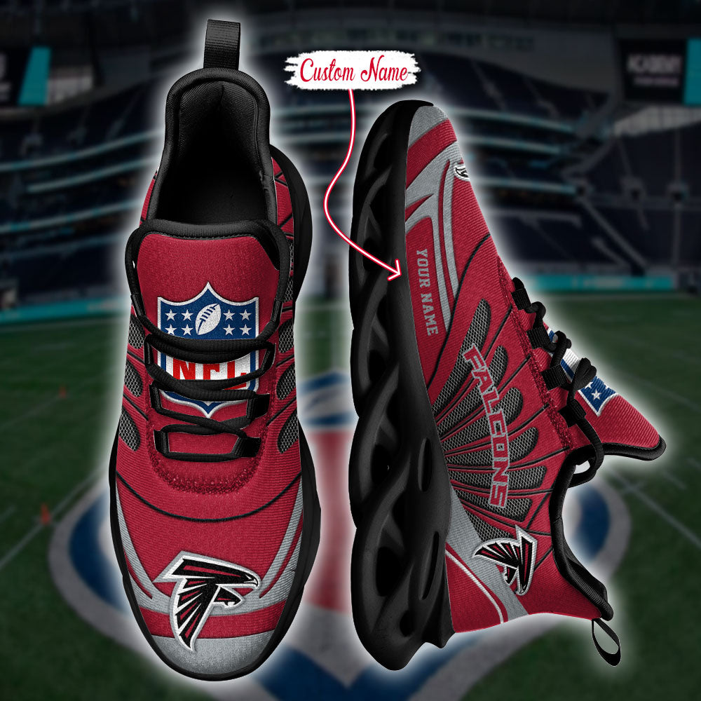 Ideafootwear Atlanta Falcons NFL Max Soul Shoes Sneakers For Men And Women