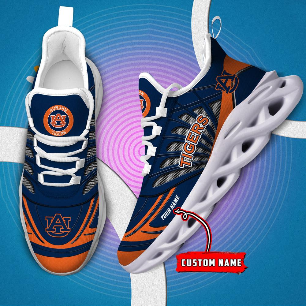 Ideafootwear Auburn Tigers Max Soul Shoes Sneakers For Men And Women