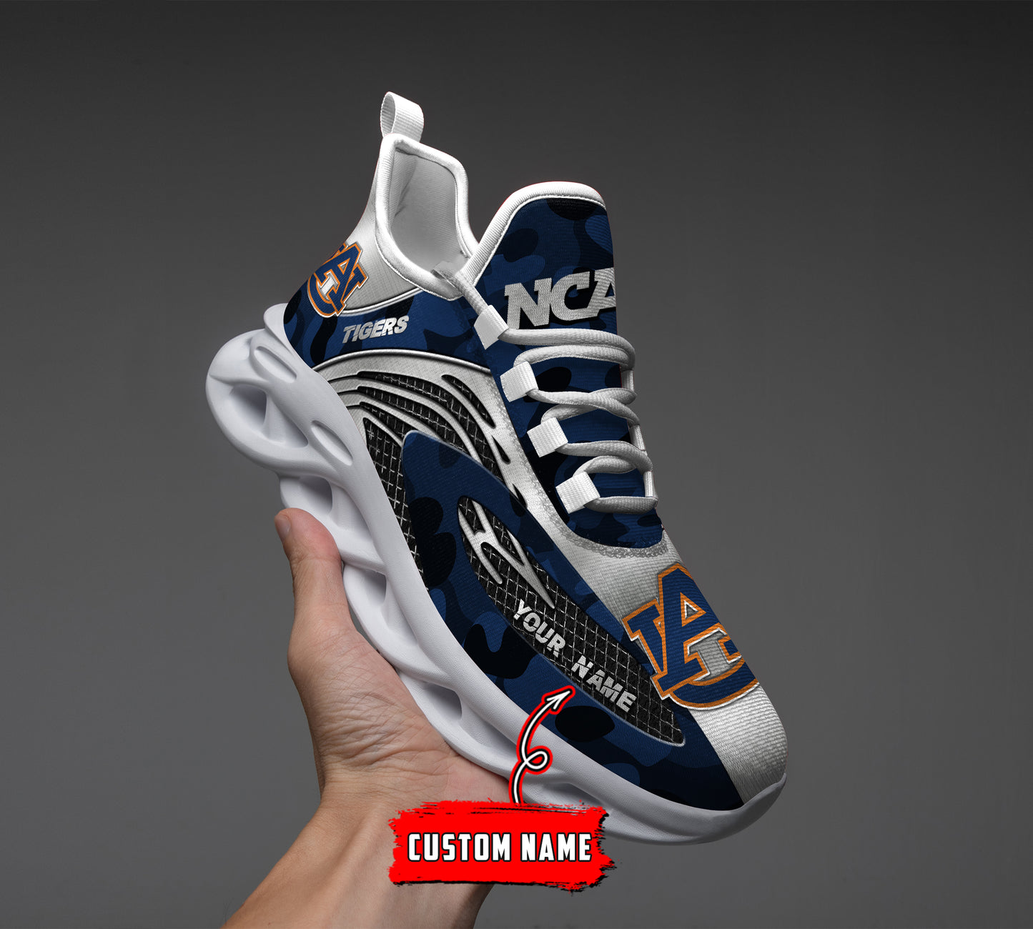 Ideafootwear Auburn Tigers NCAA Max Soul Shoes Sneakers For Men And Women