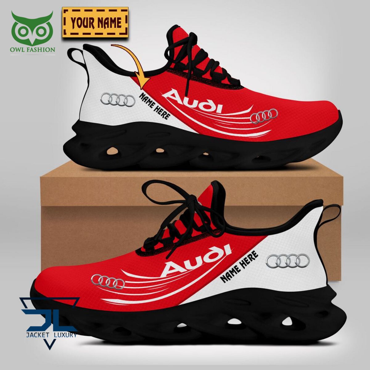 Ideafootwear Audi Car Brand Max Soul Shoes Sneakers For Men And Women