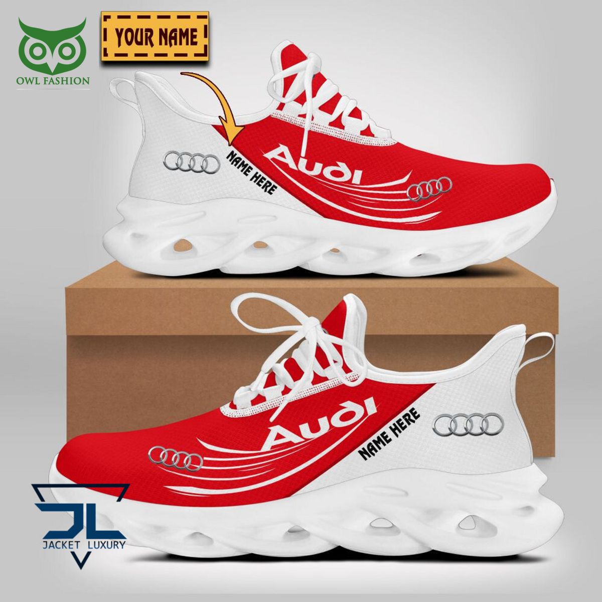 Ideafootwear Audi Car Brand Max Soul Shoes Sneakers For Men And Women