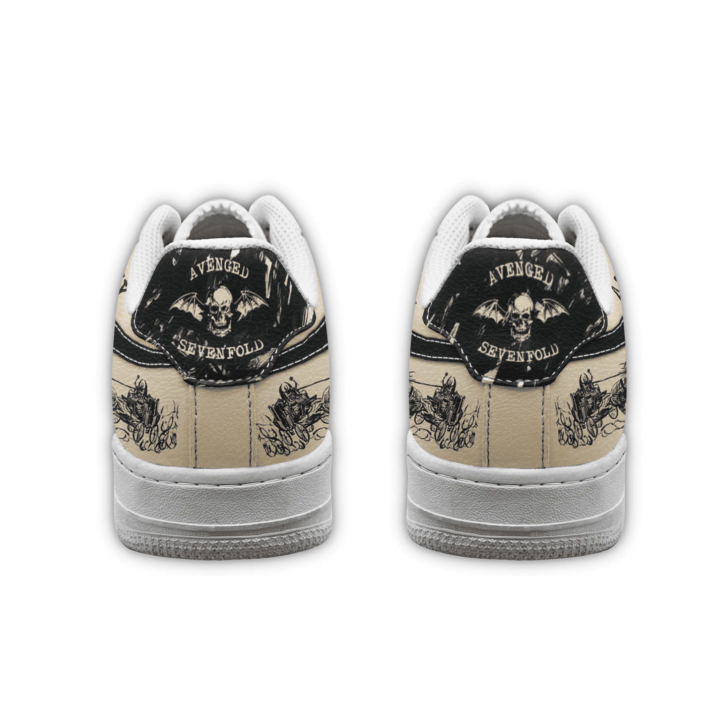 Ideafootwear Avenged Sevenfold Air Low-Top Sneakers Shoes For Men And Women