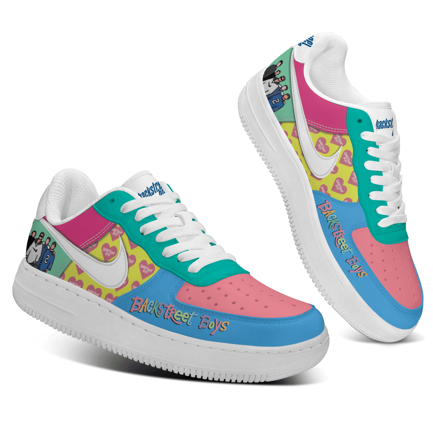 Ideafootwear Backstreet Boys Air Low-Top Sneakers Shoes For Men And Women