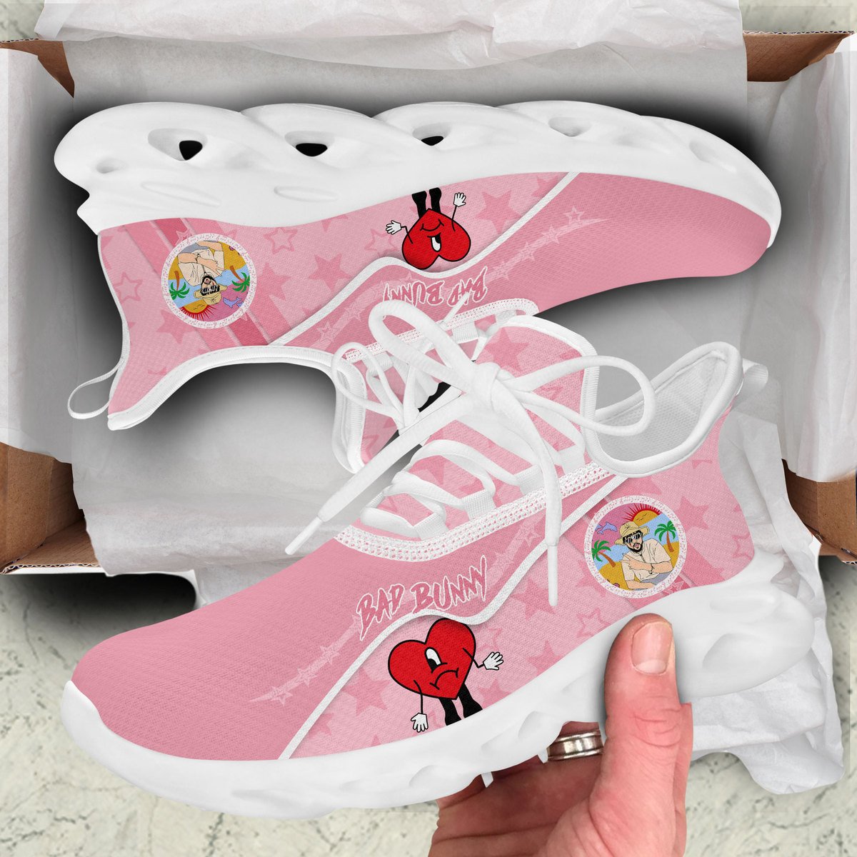 Ideafootwear Bad Bunny Max Soul Shoes Sneakers For Men And Women