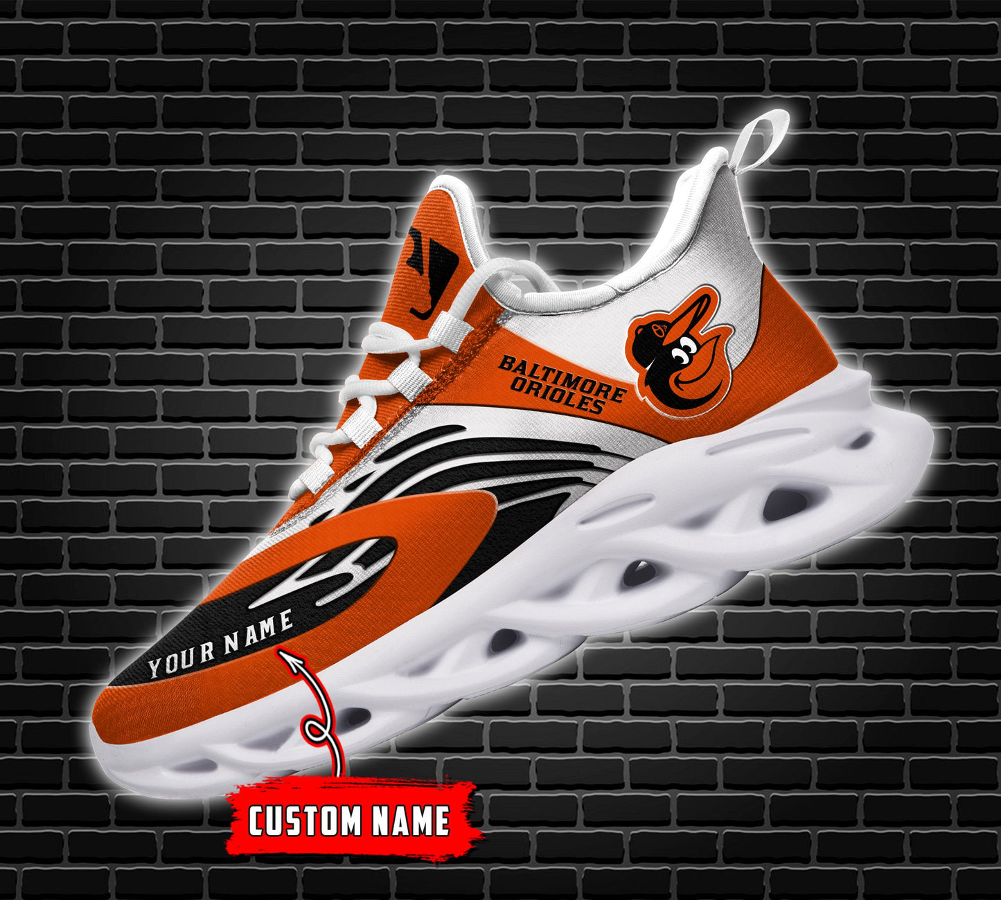 Ideafootwear Baltimore Orioles Max Soul Shoes Sneakers For Men And Women