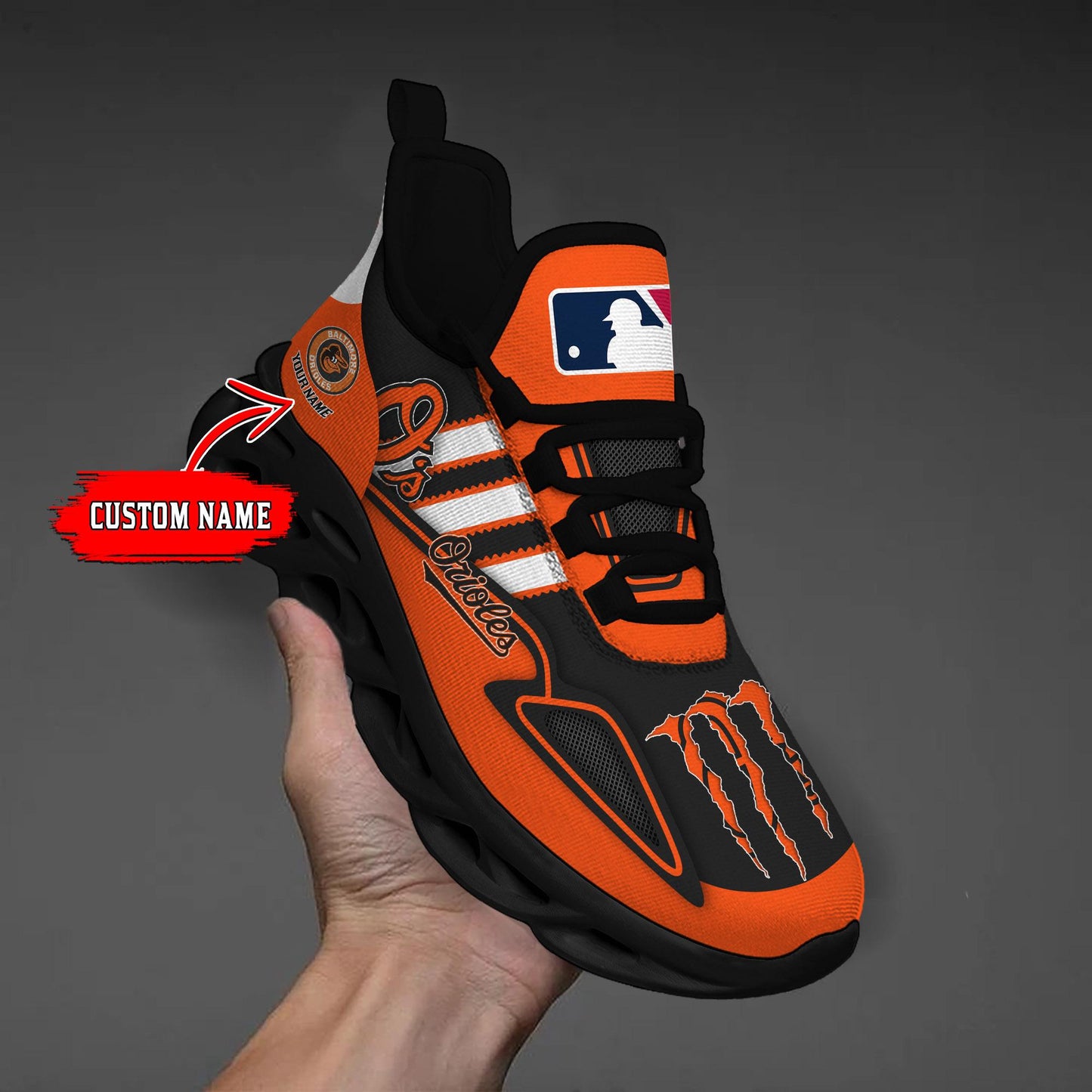 Ideafootwear Baltimore Orioles Max Soul Shoes Sneakers For Men And Women