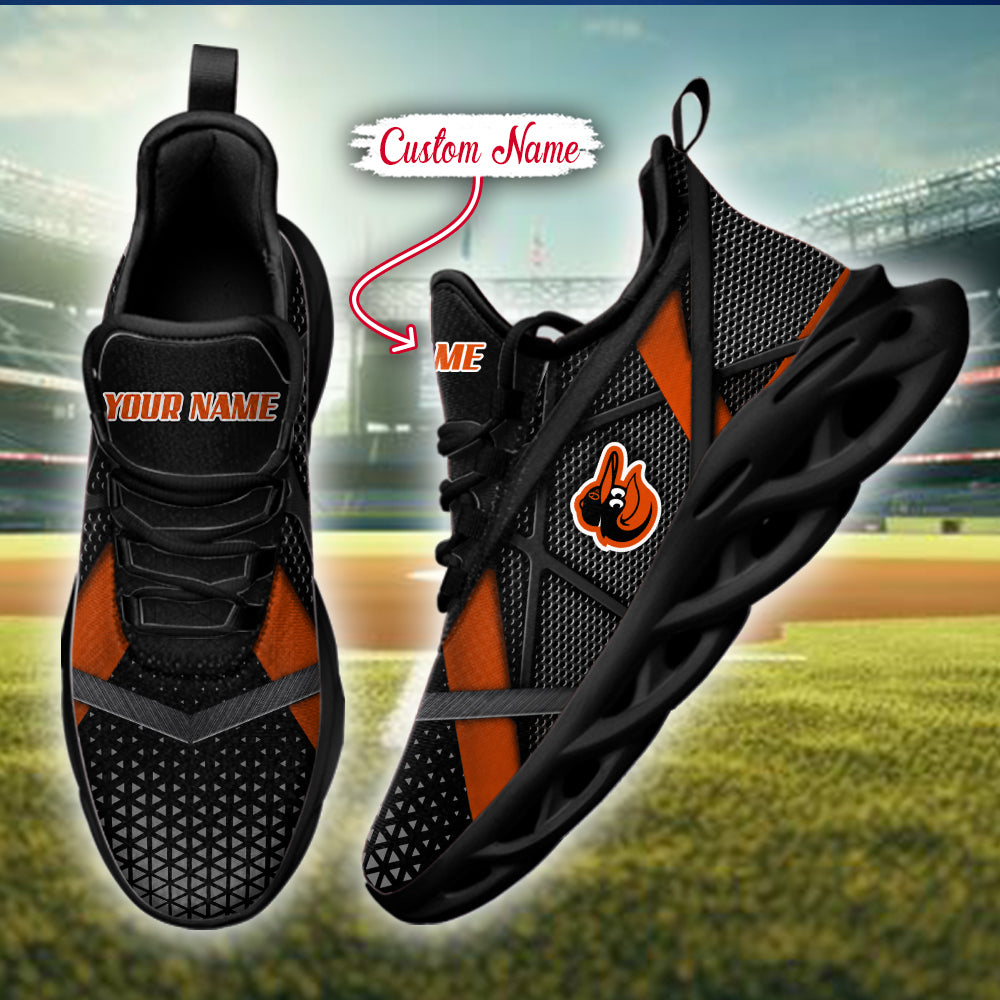 Ideafootwear Baltimore Orioles MLB Max Soul Shoes Sneakers For Men And Women