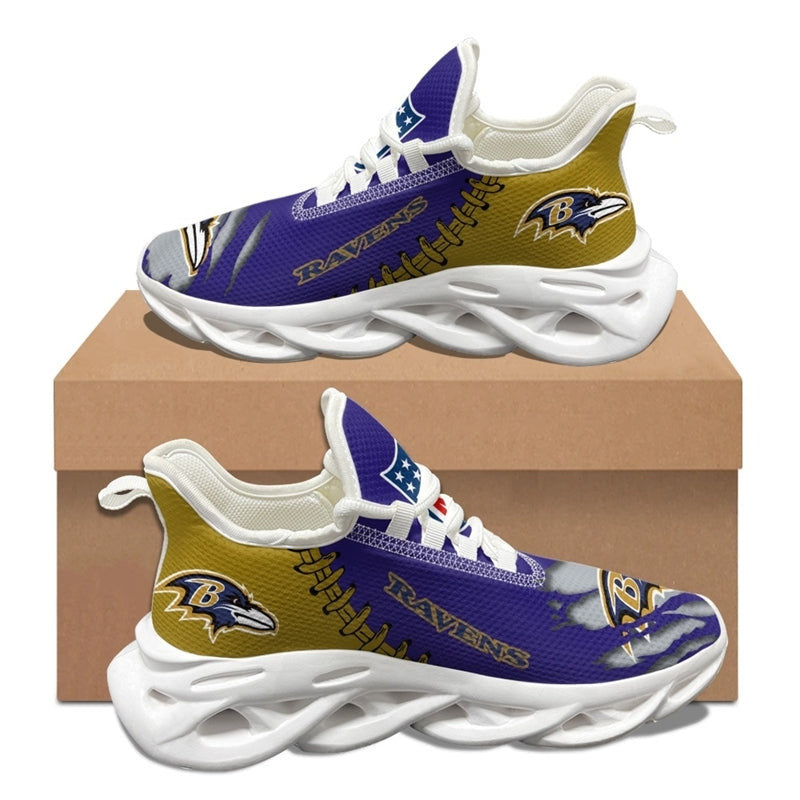 Ideafootwear Baltimore Ravens Max Soul Shoes Sneakers For Men And Women