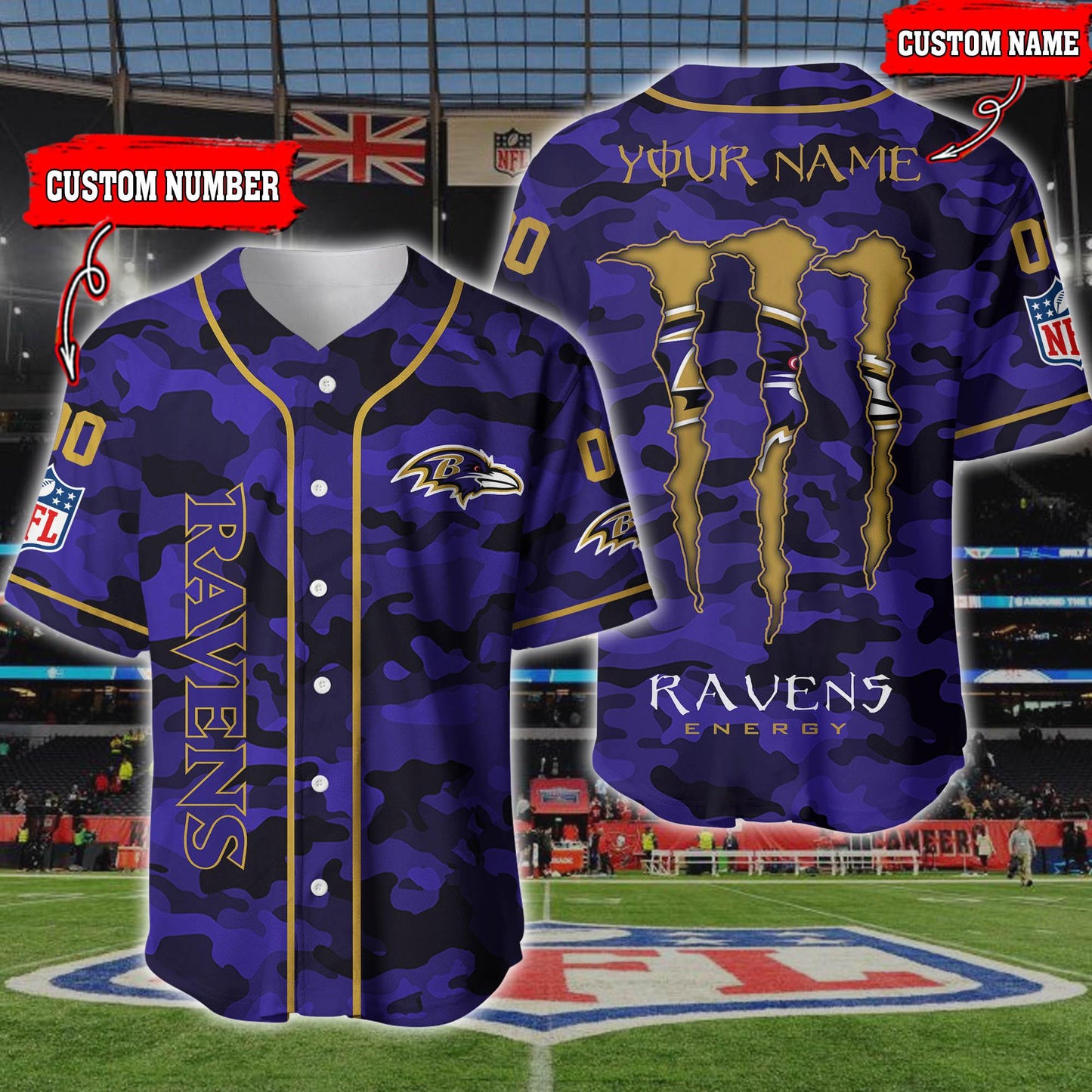 Ideafootwear Baltimore Ravens Max Soul Shoes Sneakers For Men And Women