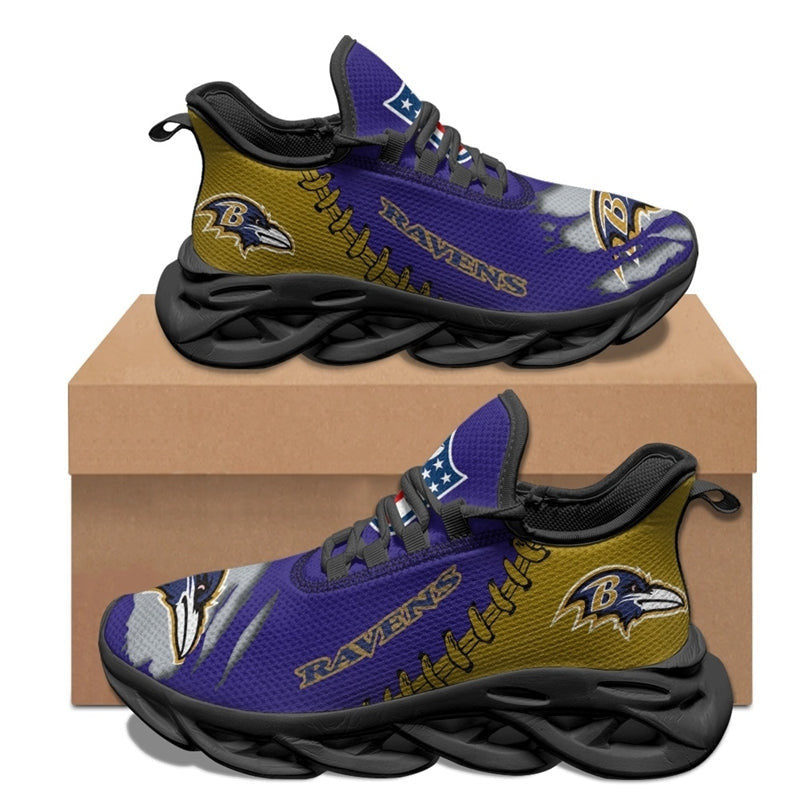 Ideafootwear Baltimore Ravens Max Soul Shoes Sneakers For Men And Women