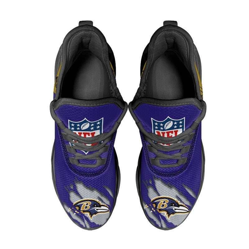 Ideafootwear Baltimore Ravens Max Soul Shoes Sneakers For Men And Women