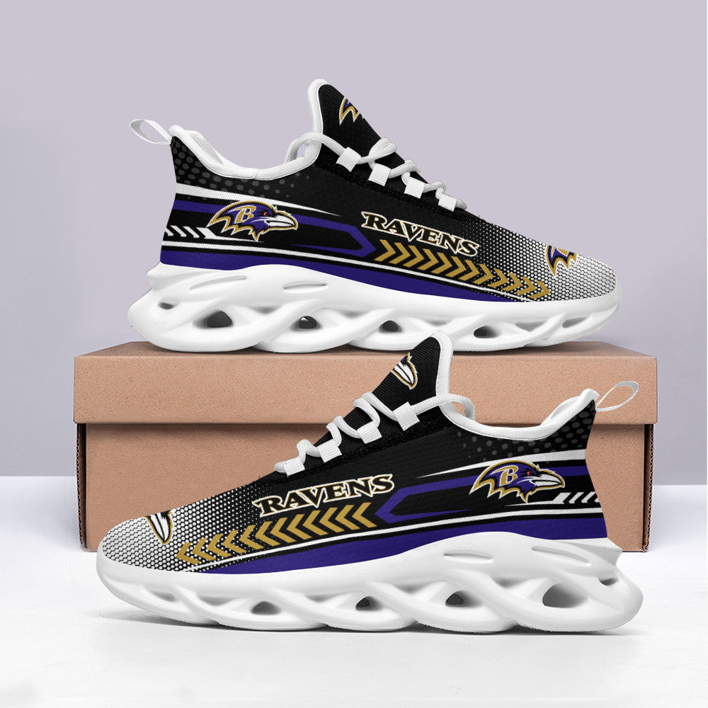 Ideafootwear Baltimore Ravens NFL Max Soul Shoes Sneakers For Men And Women