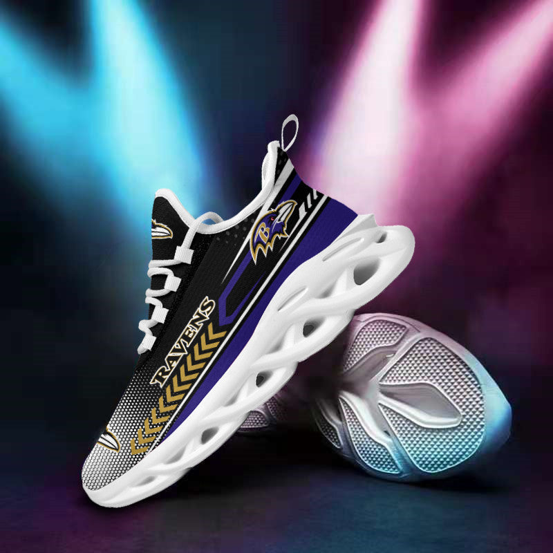 Ideafootwear Baltimore Ravens NFL Max Soul Shoes Sneakers For Men And Women